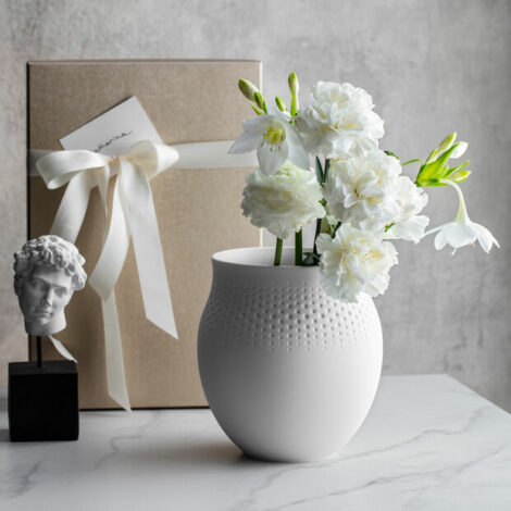 Veľká váza Manufacture Collier blanc, Perle – Villeroy & Boch