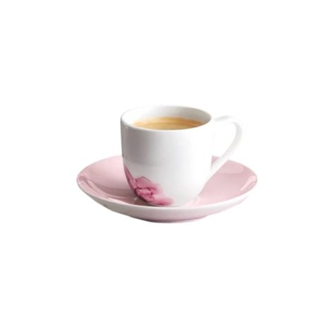 Šálka na espresso s podšálkou Rose Garden, ružová – Villeroy & Boch