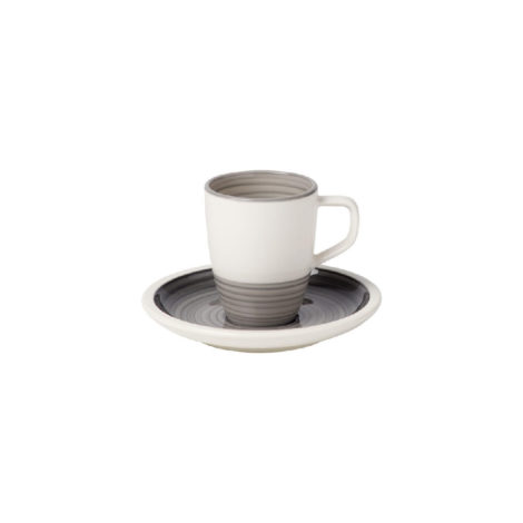 Kávová šálka s podšálkou Manufacture gris – Villeroy & Boch