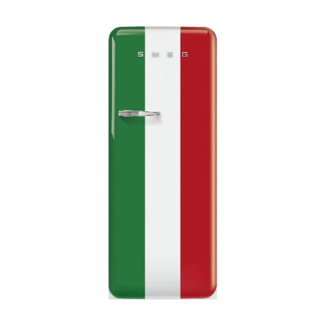 Chladnička s mraziacim boxom SMEG 50's Retro Style, otváranie pravé, 153x60 cm, Talianska vlajka