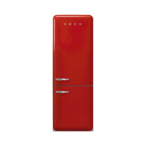 Chladnička s mrazničkou dole SMEG 50’s Retro Style, otváranie pravé, 205×70 cm červená