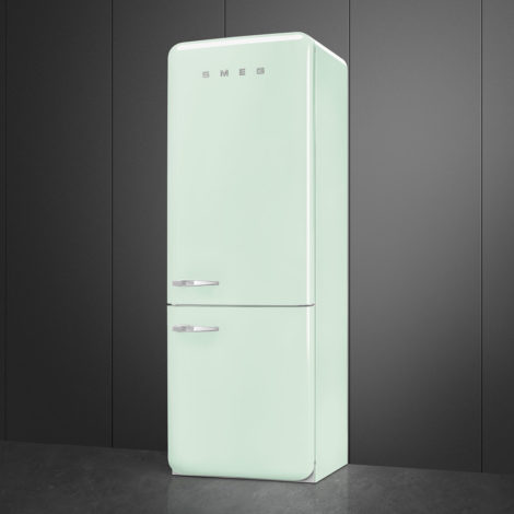 Chladnička s mrazničkou dole SMEG 50’s Retro Style, otváranie pravé, 205×70 cm zelená_4