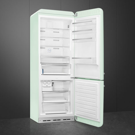 Chladnička s mrazničkou dole SMEG 50’s Retro Style, otváranie pravé, 205×70 cm zelená_5
