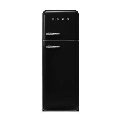 Chladnička s mrazničkou nahore SMEG 50’s Retro Style, otváranie pravé, 172×60 cm čierna