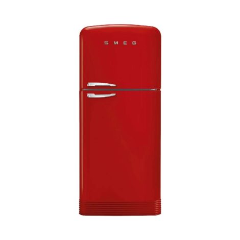 Chladnička s mrazničkou nahore SMEG 50's Retro Style, otváranie pravé, 192x80 cm červená
