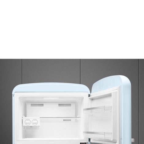 Chladnička s mrazničkou nahore SMEG 50's Retro Style, otváranie pravé, 192x80 cm modrá_4