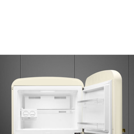 Chladnička s mrazničkou nahore SMEG 50's Retro Style, otváranie pravé, bronzový úchyt, 192x80 cm_3