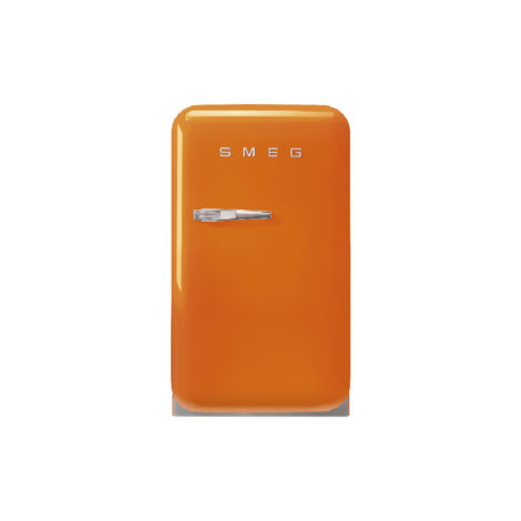 Minibar SMEG 50's Retro Style, otváranie pravé, 74x40 cm oranžova