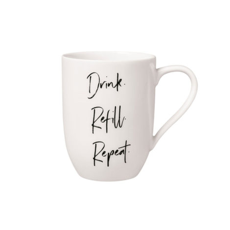Hrnček Statement Drink. Refill. Repeat.– Villeroy & Boch