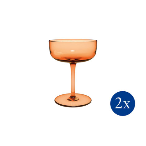 Sada pohárov na šampanské_dezertný pohár Like Glass Apricot, Set 2 ks – Villeroy & Boch