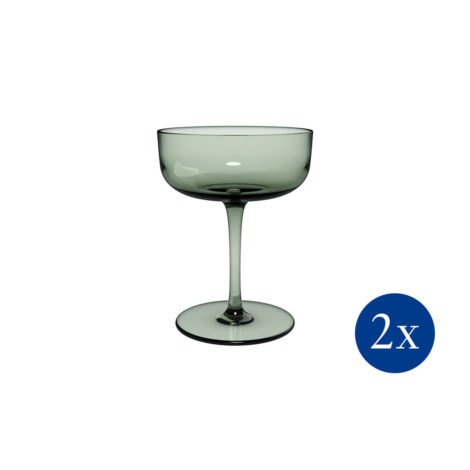Sada pohárov na šampanské_dezertný pohár Like Glass Sage, Set 2 ks – Villeroy & Boch